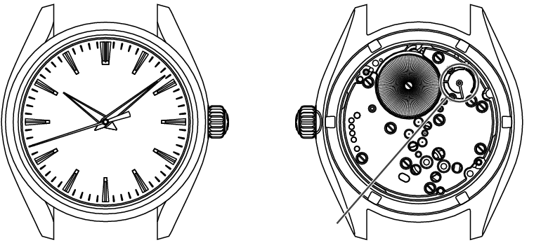 9R31_Power reserve indicator + Power reserve indicator(31)