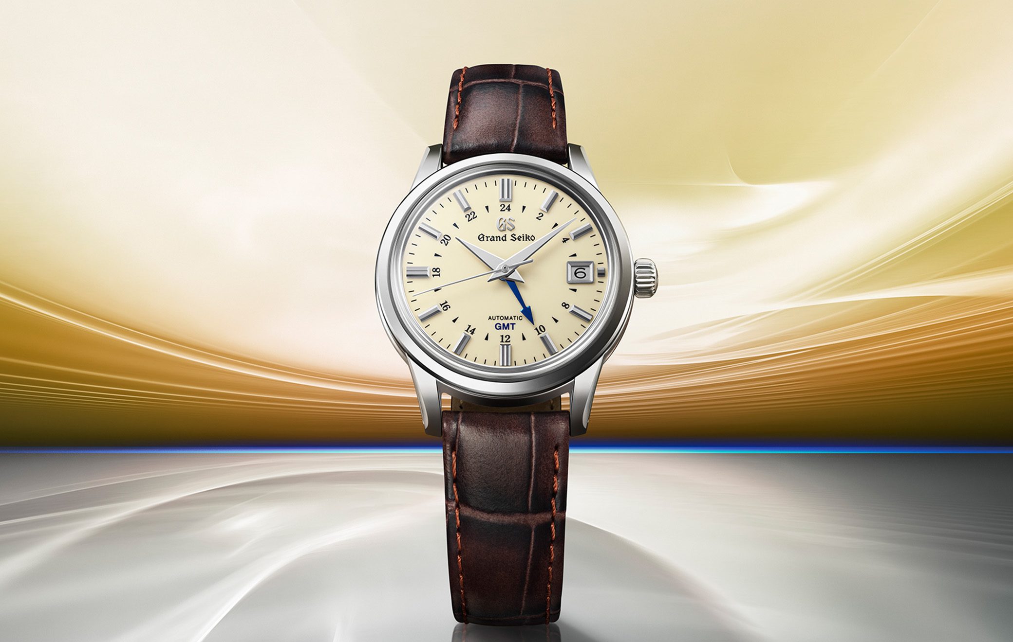 Elegance Collection SBGM221 クラシックな時計を上品に着こなす大人のメカニカル自動巻3Days GMT