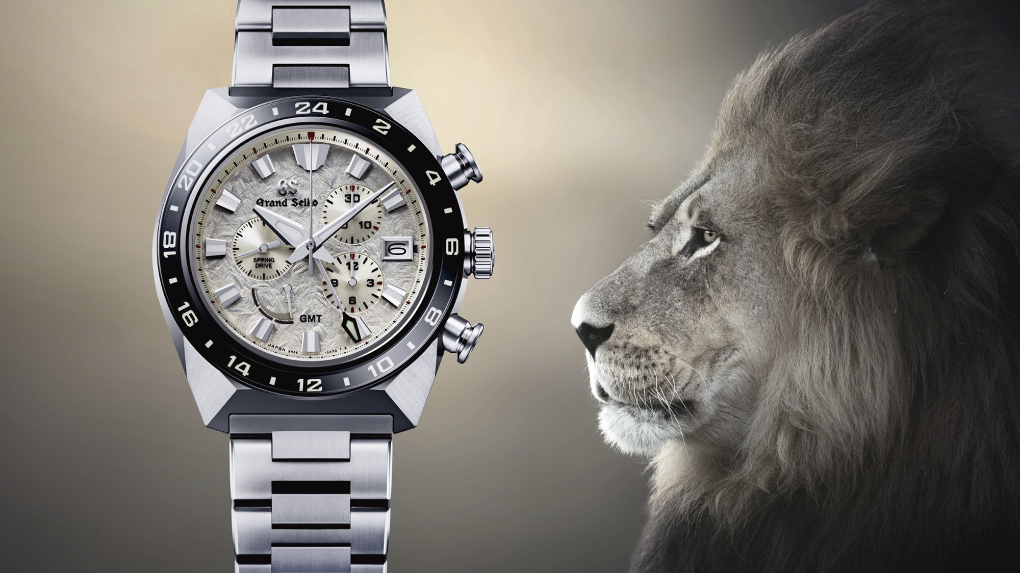 A new chronograph inspired by the Grand Seiko lion joins the main Sport  Collection.