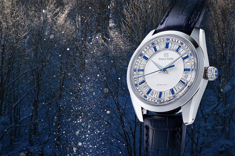 A jewelry masterpiece inspired by the winter mornings in the Shinshu region  of central Japan | Grand Seiko