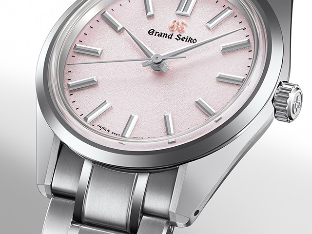 Grand seiko pink dial deals