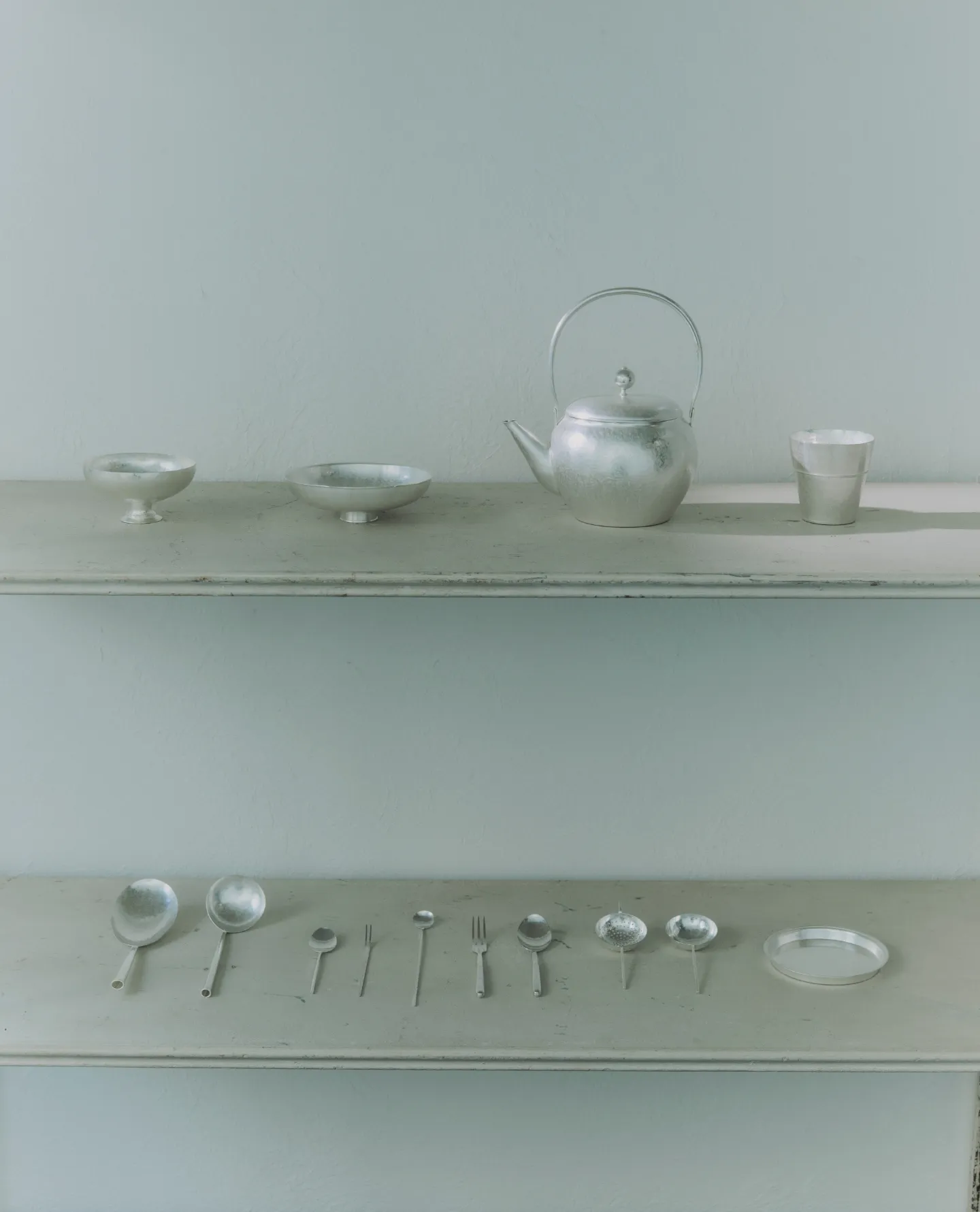Metalwork created by Naho Kamada