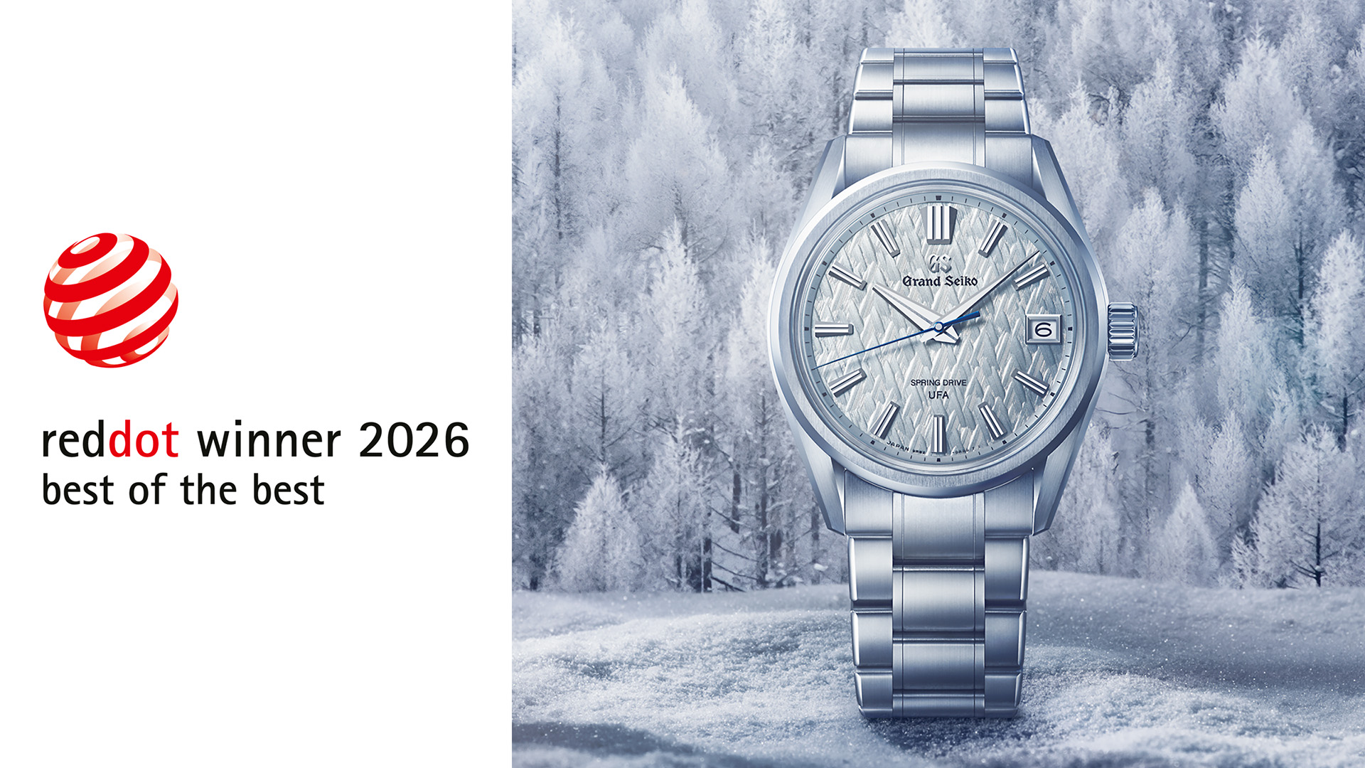 Grand Seiko's Spring Drive U.F.A. SLGB003 wins “Best of the Best