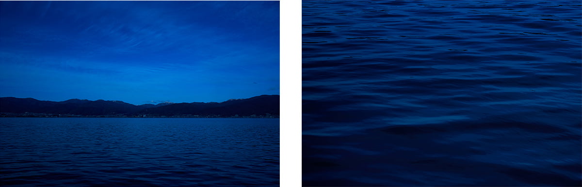 諏訪湖の情景