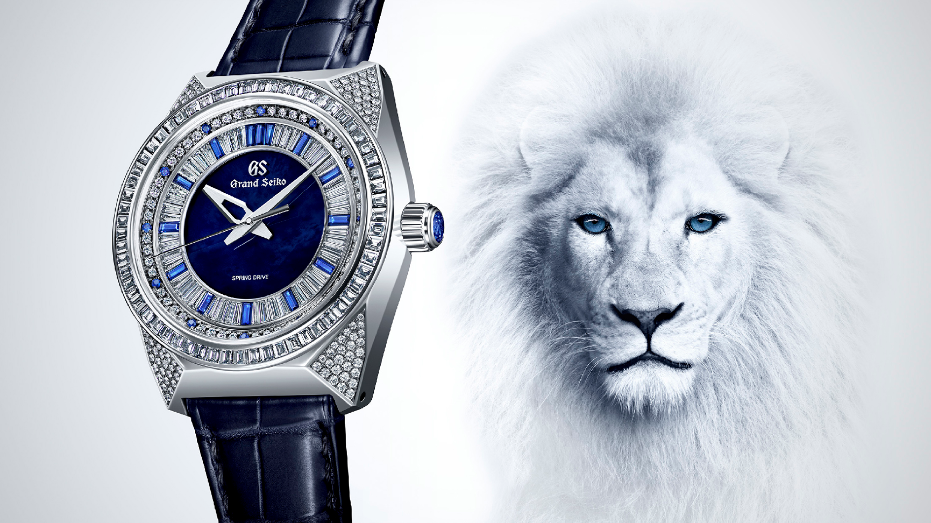 グランドセイコー＞より、ブランドを象徴する獅子を ダイヤモンドと