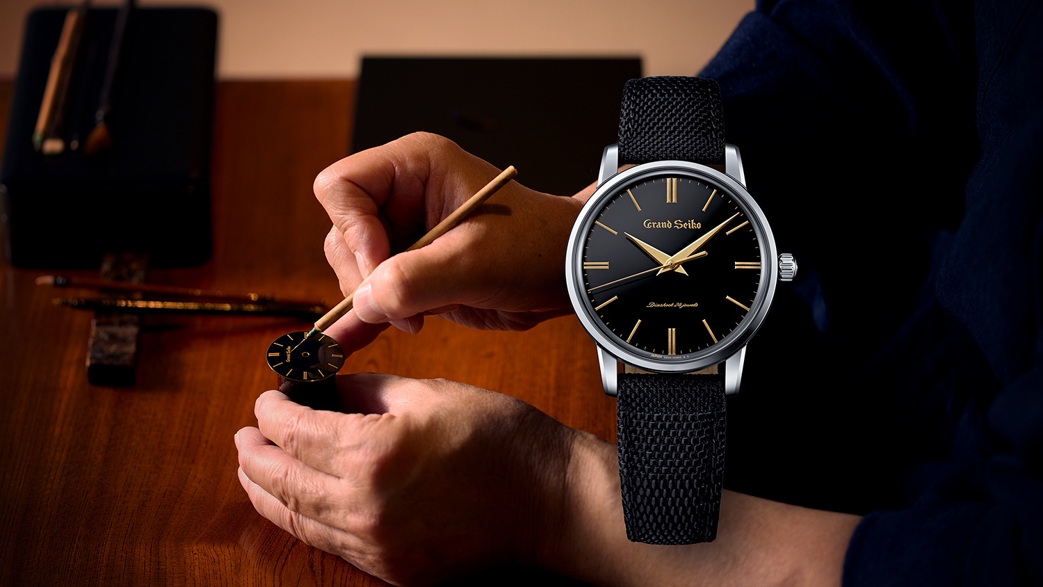 グランドセイコー＞よりセイコー腕時計110周年を記念し、特別な黒漆で ...