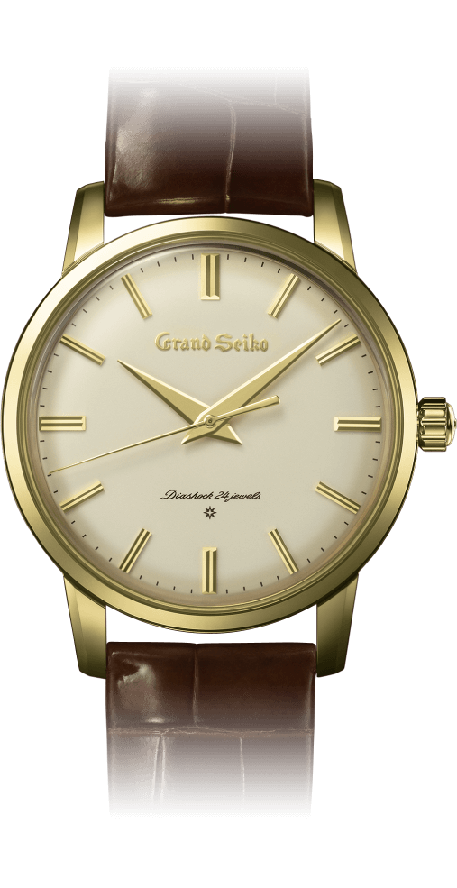 Photo of  SBGW258 Re-creations of the first Grand Seiko 18k yellow gold dial design