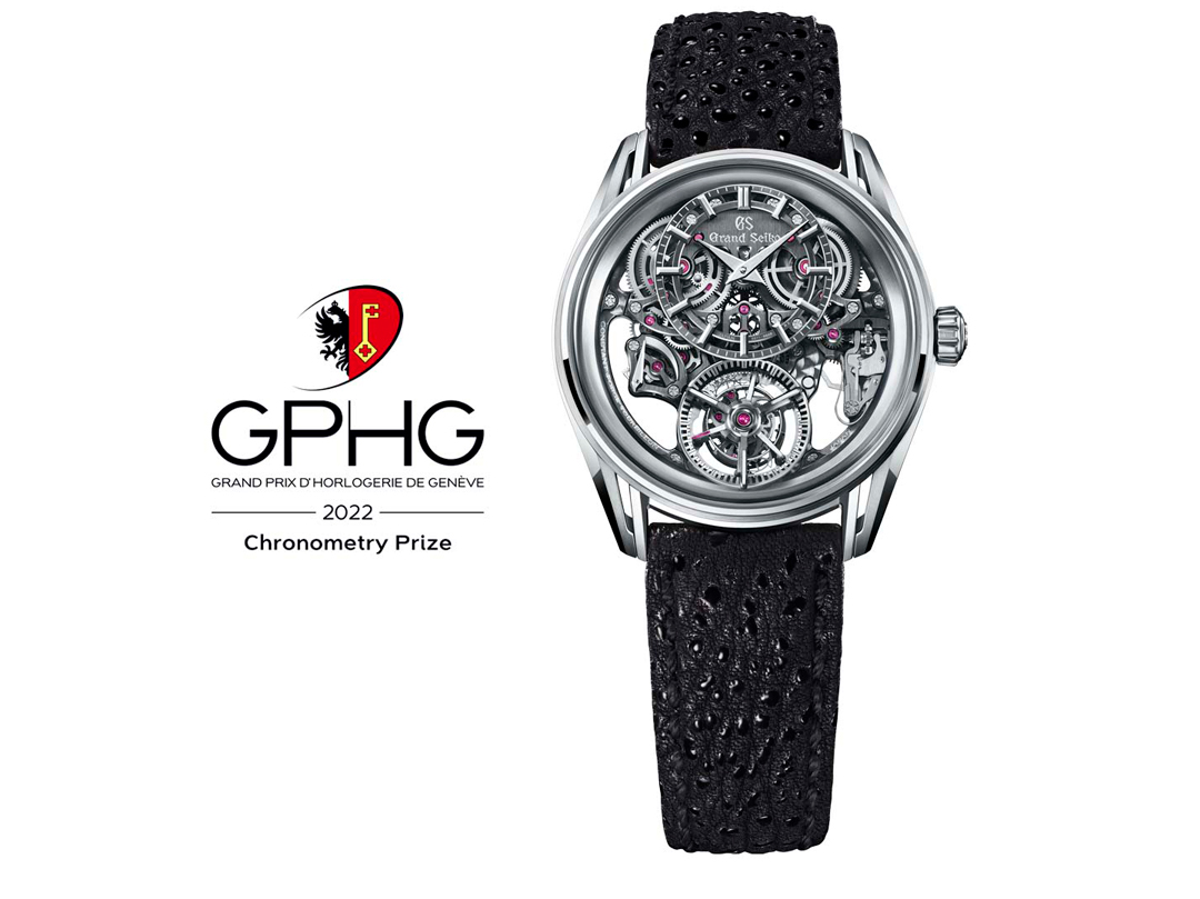 The Grand Seiko Kodo Constant-force Tourbillon wins the Chronometry Prize  at the 2022 Grand Prix d'Horlogerie de Genève. | Grand Seiko