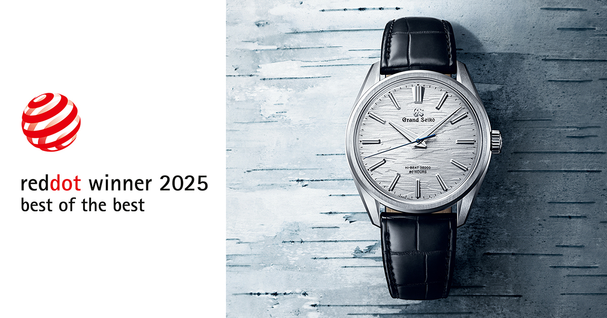 Grand Seiko手動上鍊機械Hi-Beat 36000 80小時SLGW003 榮獲2025紅點