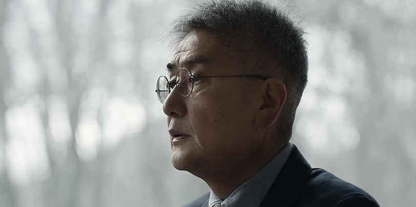 Photo of Yoshiaki Hayashi, President of Morioka Seiko Instruments Inc.