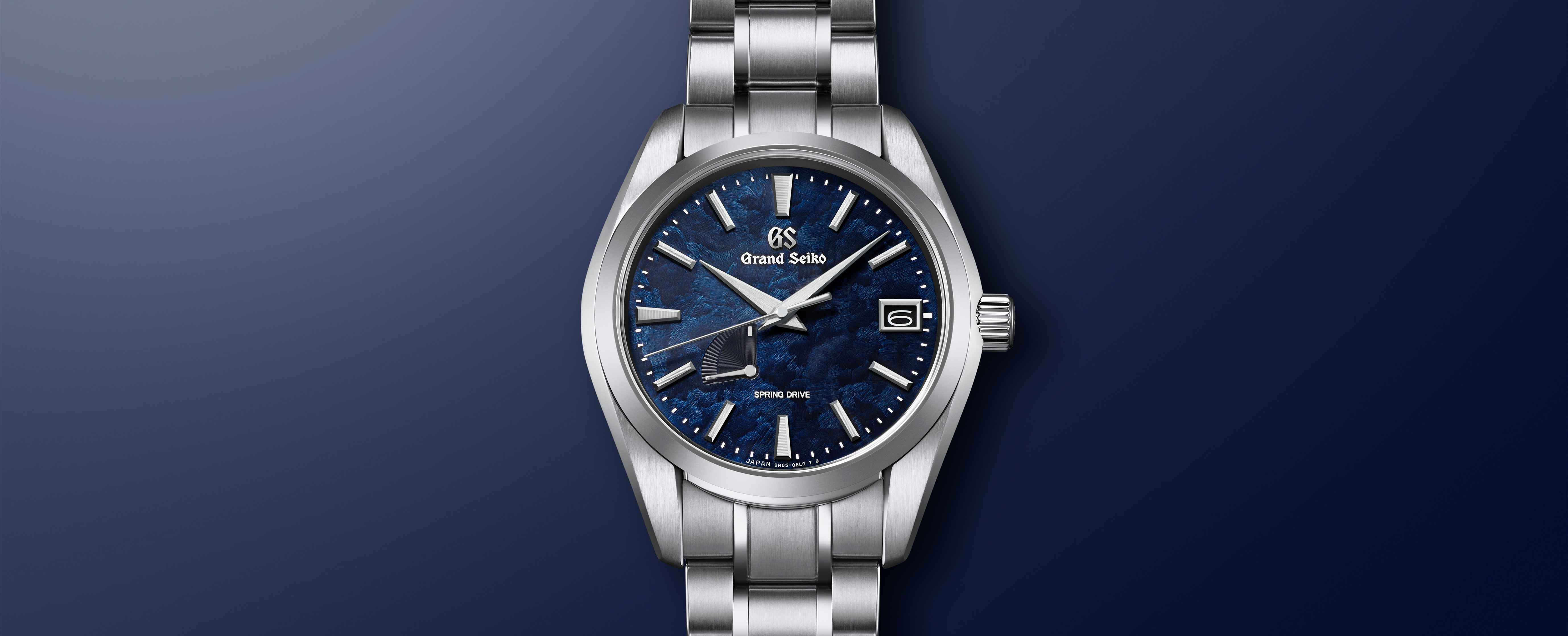 Grand seiko blue hotsell face