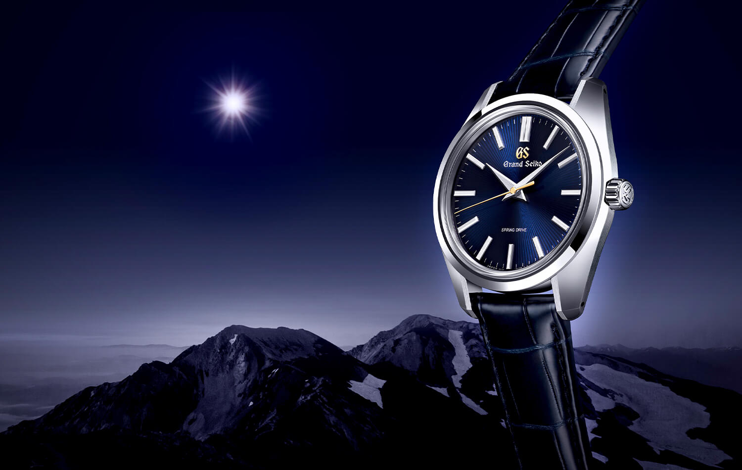 Celebrating 55 Years of the Grand Seiko Style with a new Spring Drive  creation inspired by the moon over the Shinshu mountains | Grand Seiko