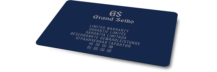 Grand Seiko Warranty | Grand Seiko